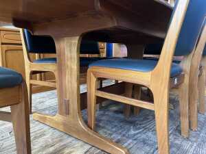Tasmanian Blackwood seven piece dining suite - 4