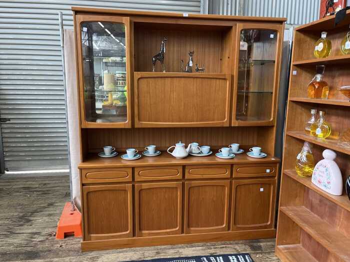 Noblett mid-century teak wall unit
