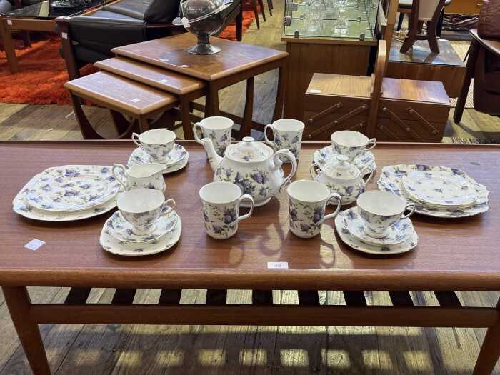 Royal Albert 'Archive Collection - Lilac Lane' porcelain tea setting for four