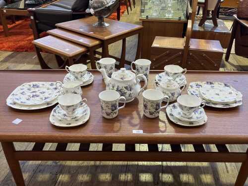 Royal Albert 'Archive Collection - Lilac Lane' porcelain tea setting for four
