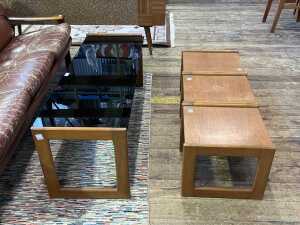 Alrob mid-century teak nesting set of tables - 2