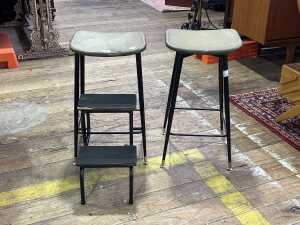 Two Aristoc mid-century kitchen stools