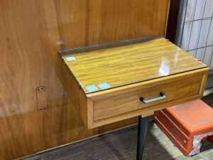 Mid-century maple bedhead, 1950s - 3