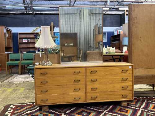 Hayson Mid-century maple dressing table