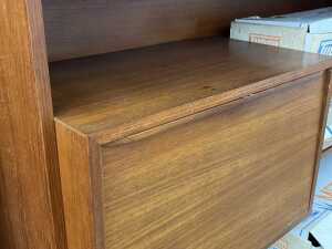 Mid-century teak wall unit - 5