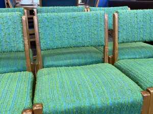 Set of six mid-century dining chairs - 4