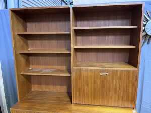 Mid-century teak wall unit - 2