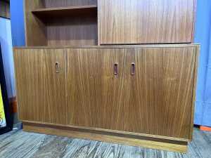 Mid-century teak wall unit - 3