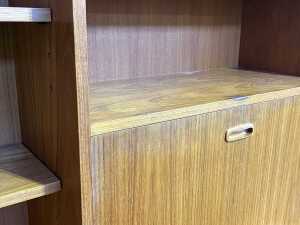 Mid-century teak wall unit - 6
