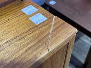 Mid-century teak wall unit - 7