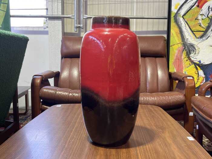 Mid-century West German pottery floor vase