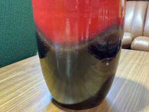 Mid-century West German pottery floor vase - 3