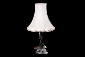 Mid-century Murano art glass table lamp - 7