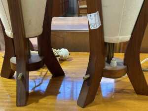 Pair of mid-century table lamps - 2