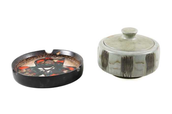 Two mid-century ceramic pieces