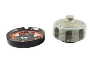 Two mid-century ceramic pieces