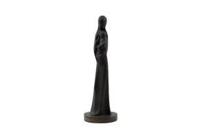 Leopoldine Mimovich (1920-2019), Madonna and Child, patinated bronze figure