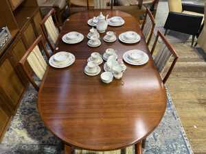 Parker mid-century teak dining suite - 2