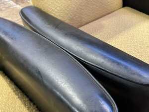 Three mid-century recliner armchairs - 5