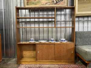 Mid-century blackwood room divider