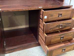 Danish mid-century rosewood cabinet, 1970s - 4