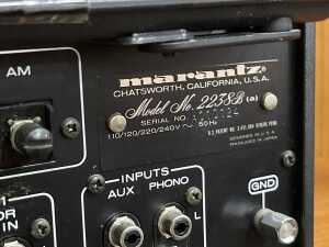 Marantz stereophonic receiver model 2238B - 4