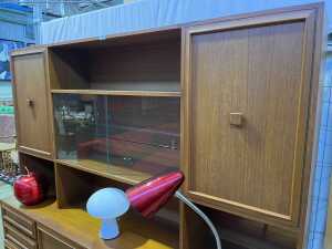 Mid-century teak wall unit - 2