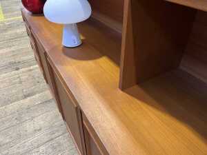 Mid-century teak wall unit - 6