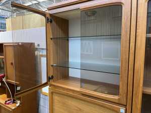 Chiswell mid-century teak wall unit - 2