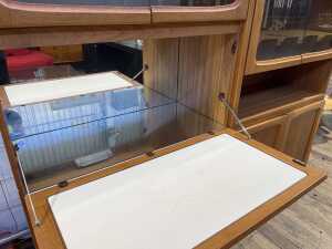 Chiswell mid-century teak wall unit - 3