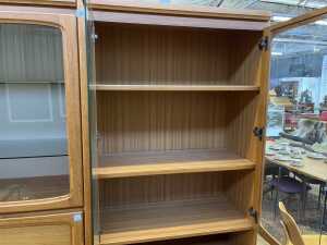 Chiswell mid-century teak wall unit - 4