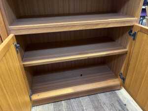 Chiswell mid-century teak wall unit - 5