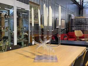 Gaia & Gino 'Mistic' glass candelabra