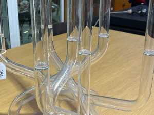 Gaia & Gino 'Mistic' glass candelabra - 3