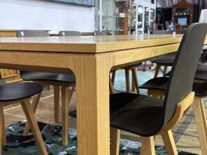 Cosh Living contemporary oak 11-piece dining suite, RRP$23,490 - 4