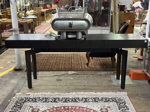 Contemporary black stained timber sideboard