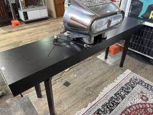Contemporary black stained timber sideboard - 2