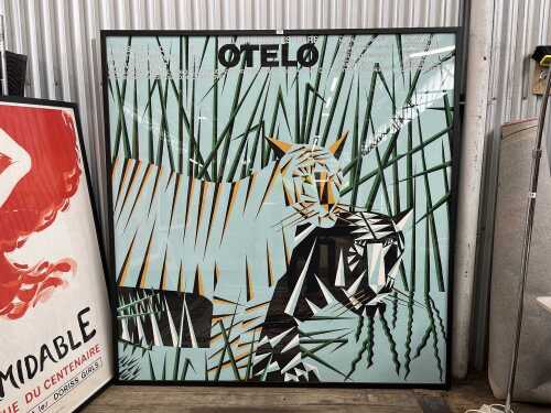 Boris Bućan (1947-2003), Shakespeare's Otelo, Zagreb, 1983. Reproduction screenprint on paper
