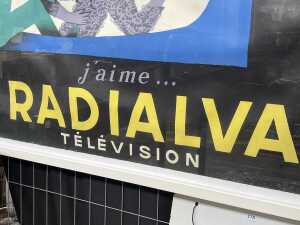 Alain Gauthier (1931-), Radialva Television. Original screenprinted advertising poster - 3
