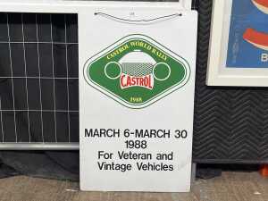 Castrol World Rally 1988 metal sign