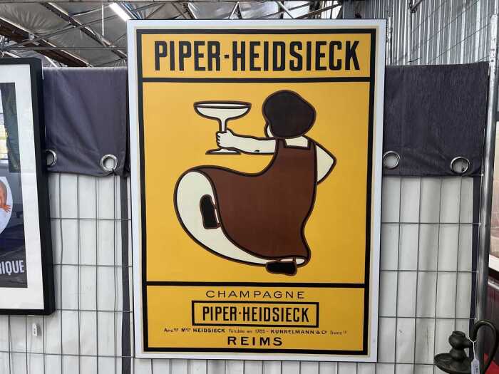 Piper-Heidsieck Champagne reproduction print mounted on board