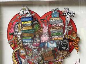 Charles Fazzino (1955-), The Girl Can't Help It, 101/200. Mixed media 3D collage - 2