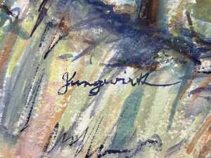 Betty Jungwirth, Jeeralangs. Watercolour painting on paper - 4