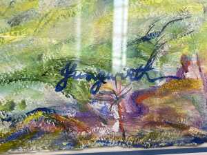 Betty Jungwirth, Hay Bales in Afternoon Light, Boolooroo, Red Hill. Watercolour and acrylic painting on paper - 3