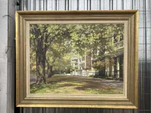 Marie Weeks, Shades of Early Autumn. Oil painting on board - 2