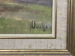 Marie Weeks, Shades of Early Autumn. Oil painting on board - 3