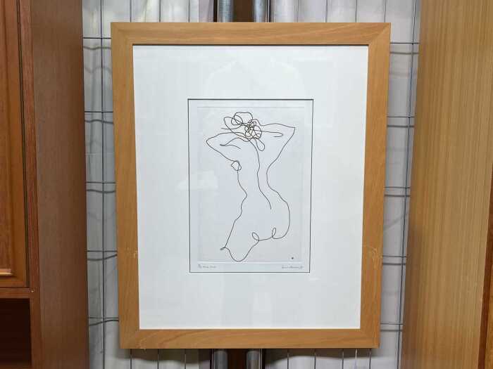 Louis Kahan, Nude Back, 1997, 14/95. Etching on paper