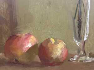 Shirley Bourne (1924-2006), Hibiscus. Oil painting on board - 3
