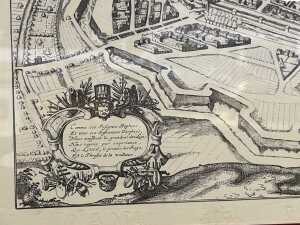After Melchior Tavernier, Le plan de la ville, cit&eacute;, universit&eacute;, fauxbourgs de Paris, c. 1630. Reproduction print on paper - 3