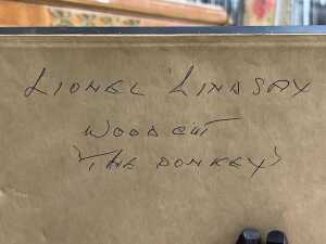 Lionel Lindsay (1874-1961), The Donkey, editioned woodblock print 8/50 - 3
